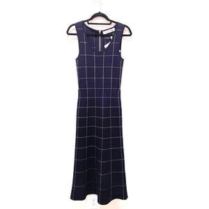 Victoria Beckham Wool midi flare knit dress